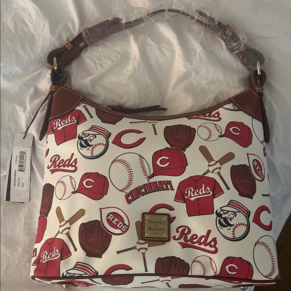 Dooney & Bourke Cincinnati Reds Hobo bag purse NWT